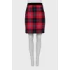 Vintage wool and cashmere skirt