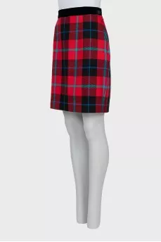 Vintage wool and cashmere skirt