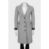 Single-breasted coat