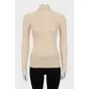 Long sleeve tight turtleneck