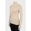 Long sleeve tight turtleneck