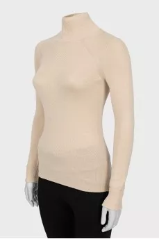 Long sleeve tight turtleneck