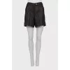 Black shorts with lining