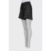 Black shorts with lining