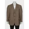 Men's vintage checked blazer