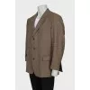Men's vintage checked blazer