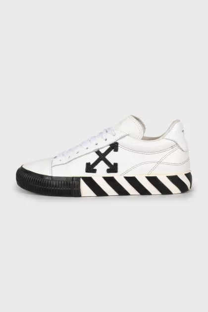 Black and white sneakers