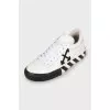 Black and white sneakers