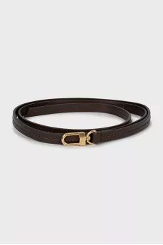 Leather belt for bag