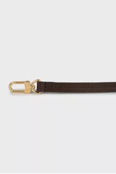 Leather belt for bag