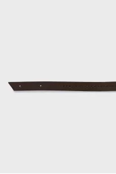 Leather belt for bag