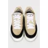 Branded suede sneakers