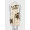 Silk dress with tulle
