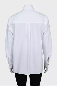Shirt with crystal cufflinks