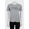 T-shirt with print