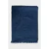 Wool and silk scarf with signature print