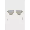 Thin gold frame with tag