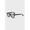 Black frame with brand logo