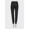 Slim fit wool trousers