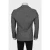 Men's single-breasted wool jacket