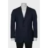 Men's striped wool jacket