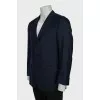 Men's striped wool jacket