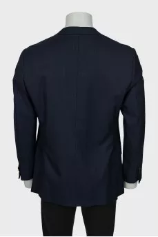 Men's striped wool jacket