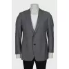 Men's striped wool jacket