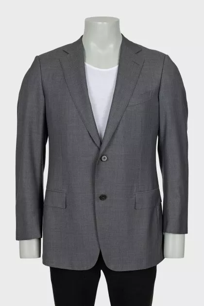 Men's striped wool jacket