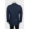 Men's blue wool jacket