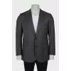 Men's silk and wool jacket