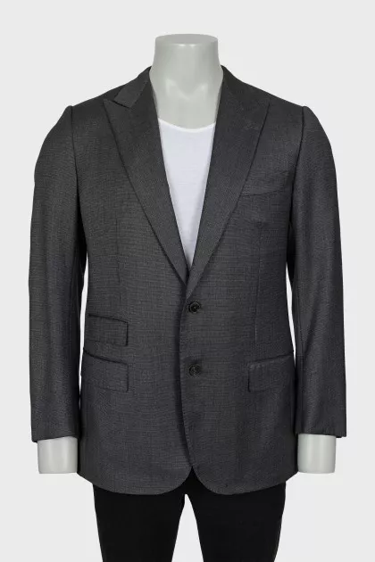 Men's silk and wool jacket