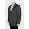 Men's silk and wool jacket