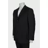 Men's black wool jacket
