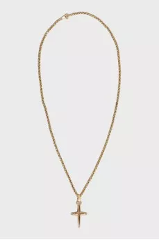 Gold cross pendant