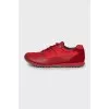 Men's red sneakers