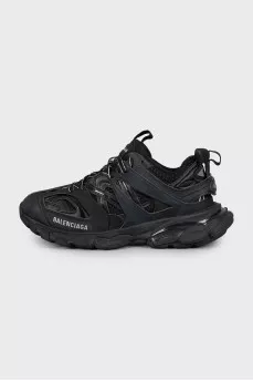 Track sneakers in black