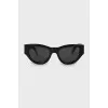 Sunglasses decorated with logo