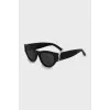 Sunglasses decorated with logo