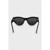 Sunglasses decorated with logo