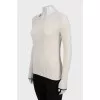 Ribbed long sleeve slim fit