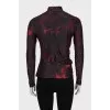 Red tight long sleeve