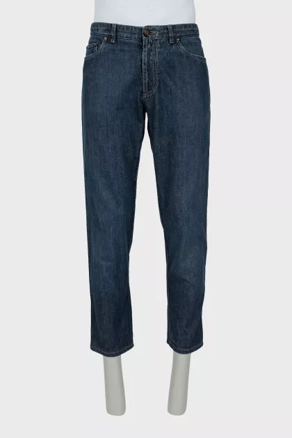 Men's blue jeans slim fit
