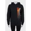 Oversized hoodie with embroidery