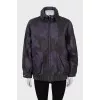Two-tone printed jacket