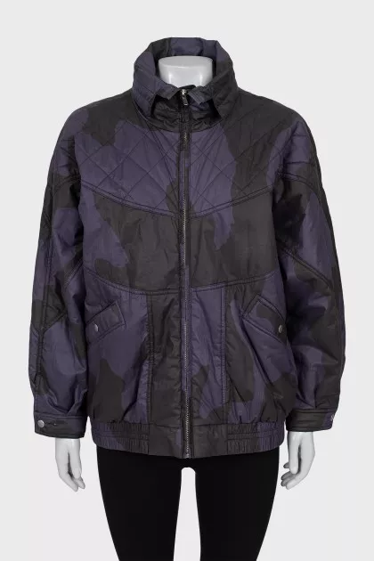 Two-tone printed jacket