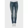 Low Waist Ripped Jeans