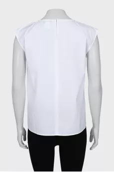 White A-line blouse