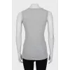 Gray T-shirt with print