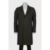 Men's green coat